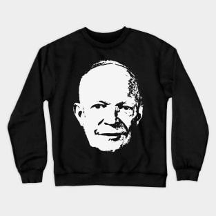 Dwight D. Eisenhower Minimalistic Pop Art Crewneck Sweatshirt